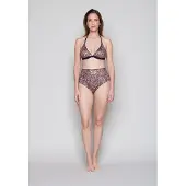 JOOP! Bas de bikini ' Leopard Beach ' marron / rose / noir