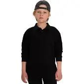 4F Garçons, T-shirt fonctionnel, Langarmshirt für Junioren (140), Noir, 140