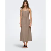 ONLY Robe d’été 'ONLaris' taupe