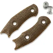 GiantMouse Handle kit for GMF1, burlap micarta