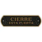 Magnet & Steel Schild Cierre esta puerta 24 x 7,2 cm