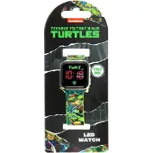 Otto Simon Horloge LED pour enfants TMNT Teenage Mutant Ninja Turtles