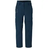 Vaude Zip Off Slim Fit Pants Bleu 122-128 cm Enfants