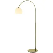 LINDBY Lampadaire , Cynthia, Or / laiton, Salon / séjour, Verre, Moderne