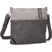 Zwei Sacs à main 'JANA J8' anthracite / gris clair