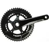 Sram 00.6118.250.004 Ensemble de manivellesRival22 BB30 34-50Z. Yaw 172,5mm,11vitesses, sans boîte de pédalier, noir (1 kit)
