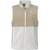 Schöffel Gilet de sport beige / blanc