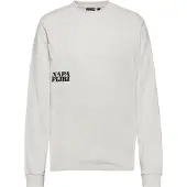 Napapijri T-Shirt 'Lodestar' bleu / noir / blanc naturel