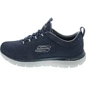 SKECHERS Baskets basses 'Summits Louvin' bleu marine