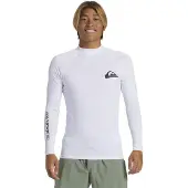 Quiksilver Upf50 Long Sleeve Rash Guard Blanc M Homme