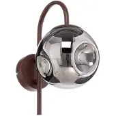 LINDBY Applique Murale , Valentina, dimmable, Brun / rouille, Couloir, Métal, Design