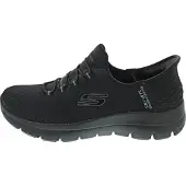 SKECHERS Baskets basses 'Summits - Diamond Dream' gris foncé / noir