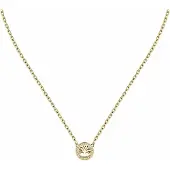 Morellato Collier - Morellato - Saqe47 - Plaqué Or - Arbre De Vie - Cristaux Clairs