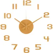 Karlsson Horloge murale design avec chiffres collés KA6001YE