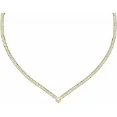 Morellato Gold-Plated Women's Necklace With Crystal Hadek Gioia Savy29, (Or)