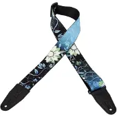 Levys Leathers MPD2-038 Flowers sangle guitare en polyester