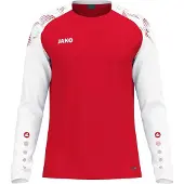 Jako T-shirt à manches longues Sonic rouge/blanc 3XL