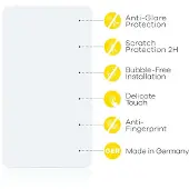 Upscreen Schutzfolie für Boccia 3273-14 Displayschutz Displayschutzfolie Folie Matt Entspiegelungsfolie