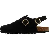 The Divine Factory Mule 'Leder-Pantoletten Boreal BS' noir