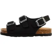 The Divine Factory Pantoufle 'Kinder-Lederpantolette Noga Mistraly BS Edge' noir