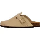 The Divine Factory Mule 'Boreal-Lederpantoletten' beige