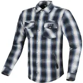 Merlin Madison Chemise de Moto Femme Bleu Crème Taille XS