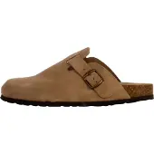 The Divine Factory Mule 'Joasis-Lederpantoletten' marron