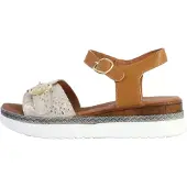 The Divine Factory Sandale Plate en cuir TDF Alénoa