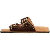 Super Mode Sandales à Enfiler R and BE - Café
