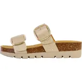 Plakton Mules Compensée en cuir Combarro