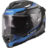 LS2 Helmets Casque LS2 FF818 Storm III Komai, noir/bleu, L (59/60)
