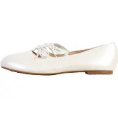 Poti Pati Ballerine à Elastiques Super Mode - Blanc