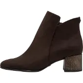 Tamaris Bottines 'Stiefeletten mit Reißverschluss und Absatz' marron