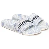 Superdry Claquettes Camo Print Pool Slide hommes - Gris - 40 / 41