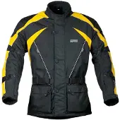 GMS Twister Veste Moto Textile Noire Jaune Taille M