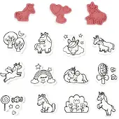 Janod Unicorn Stamps 15 pcs à partir de 3 ans