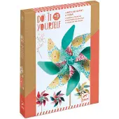 Djeco Jeu créatif à faire soi-même : moulin à vent avec des fleurs,