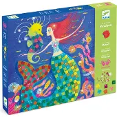 Djeco Jeu de mosaïque créatif « Sirènes »,