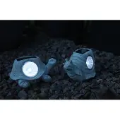 Best Season LED-Solarstein "Schnecke" 1 LED blanc chaud, ca.9x17 cm, avec panneau solaire, incl. Akku, extérieur, 477-27