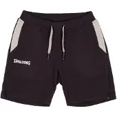 Spalding Pantalon de sport gris / noir
