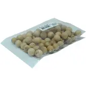 HOT Games - Jeu de boules de bingo en bois, 75 pièces, 20 mm, numérotées