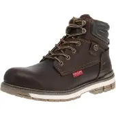 Dockers by Gerli Bottines à lacets marron châtaigne / brun foncé / rouge
