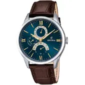 Festina Montre à affichage analogique bleu