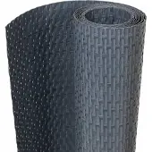 vidaXL Pare-vue balcon Anthracite 300x80 cm Poly rotin