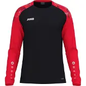 Jako T-shirt à manches longues Sonic noir/rouge 3XL