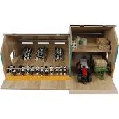 Kids Globe Stable avec hangar agricole 1:32