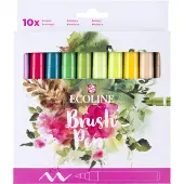 Ecoline Brush Pen set Botanique, 10 couleurs