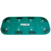 HOT Games Table de poker grande taille - plateau de table de poker pliable 180 x 90 cm
