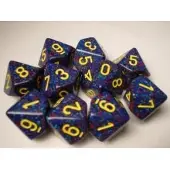 Chessex Jeu de dés polyédriques Speckled d10 - Crépuscule
