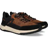 Rieker Chaussure à lacets 'Sneaker Herren U0100-22 Leder-Mix in braun' marron